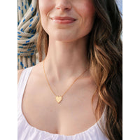 Shara 18K Gold Plated Cubic Zirconia Pendant Necklace