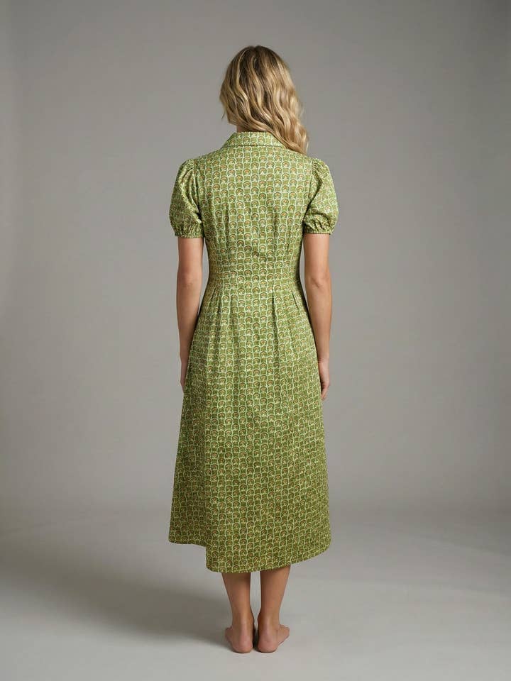Lotus Jewel Midi Dress