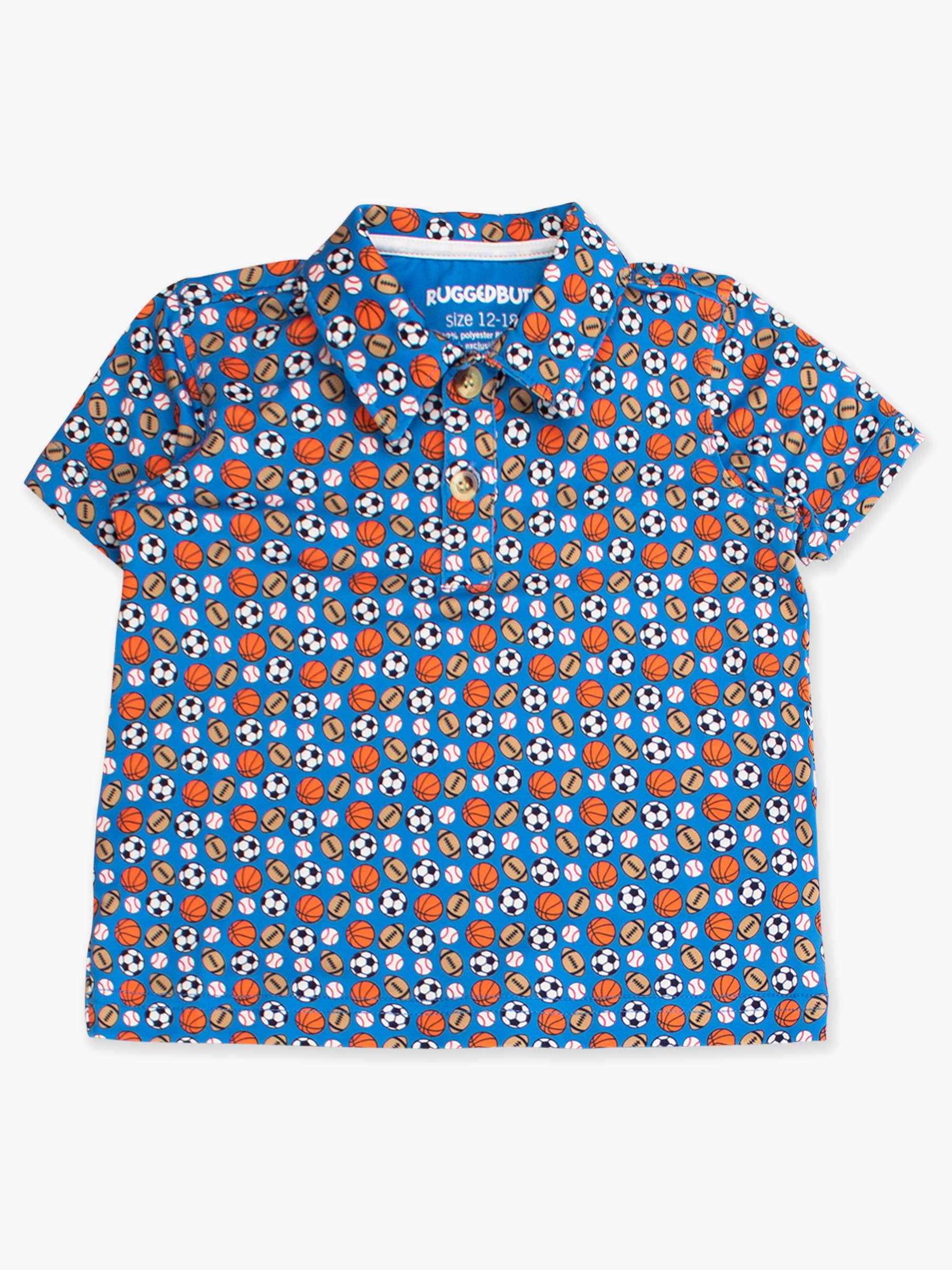 Boys All-Star Action Knit Short Sleeve Performance Polo