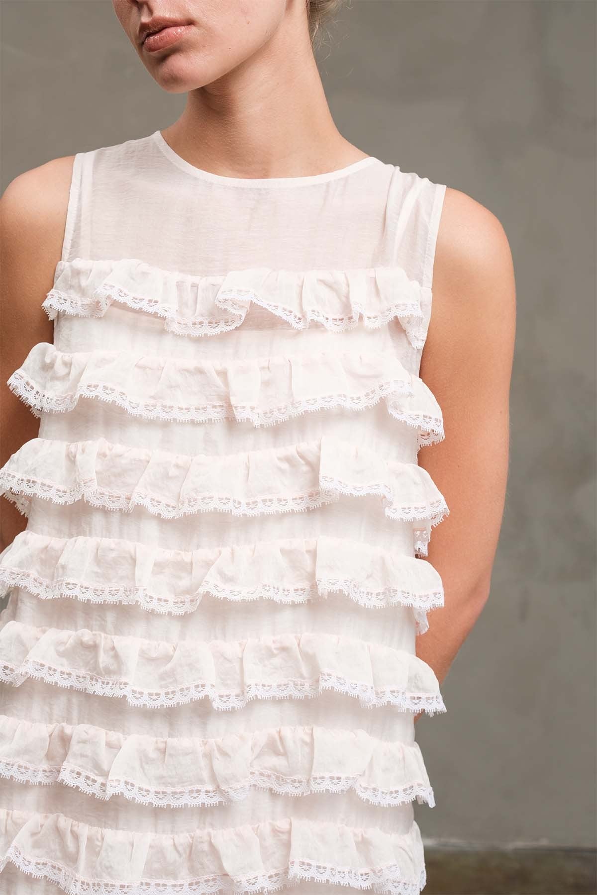 Lace Frill Dress
