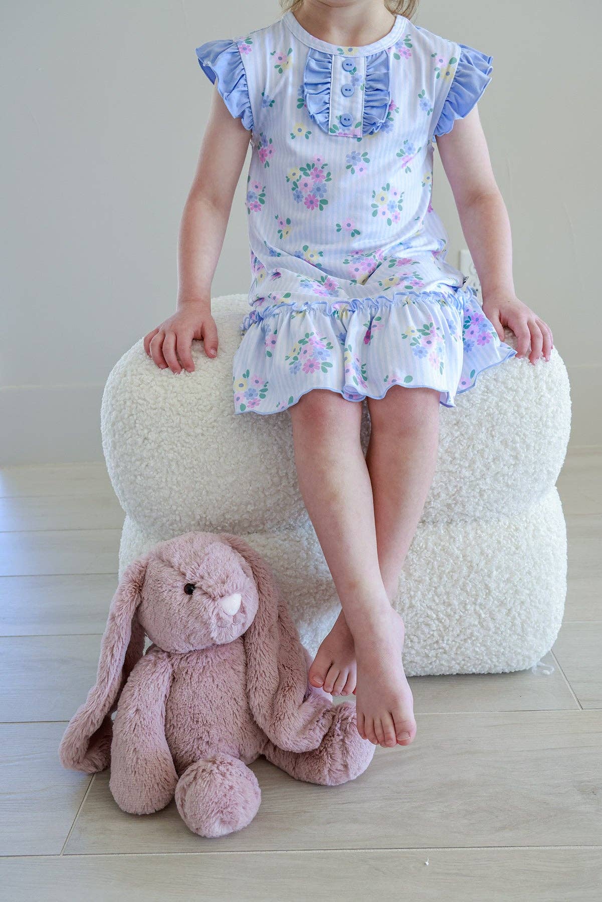 Heirloom Posies Flutter Sleeve Nightgown