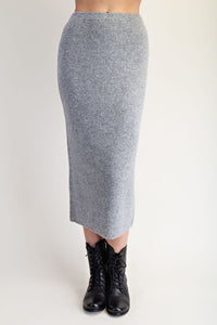 Sequin Sweater Midi Skirt