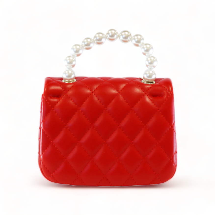 Quilted Rhinestone Purse