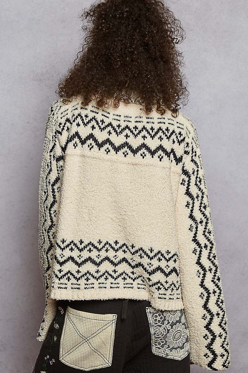 Aztec Berber Sweater Cardigan