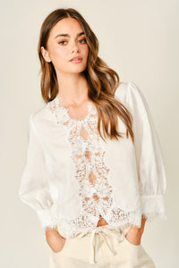 Lace Detail Top
