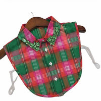 Plaid Jewel Collar