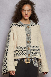Aztec Berber Sweater Cardigan