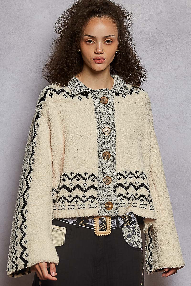Aztec Berber Sweater Cardigan