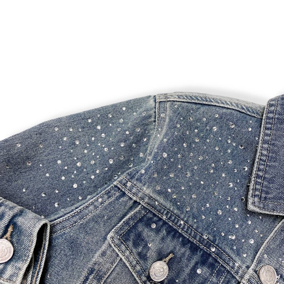 Rhinestone Denim Jacket