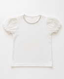 White Gem Ribbed Top