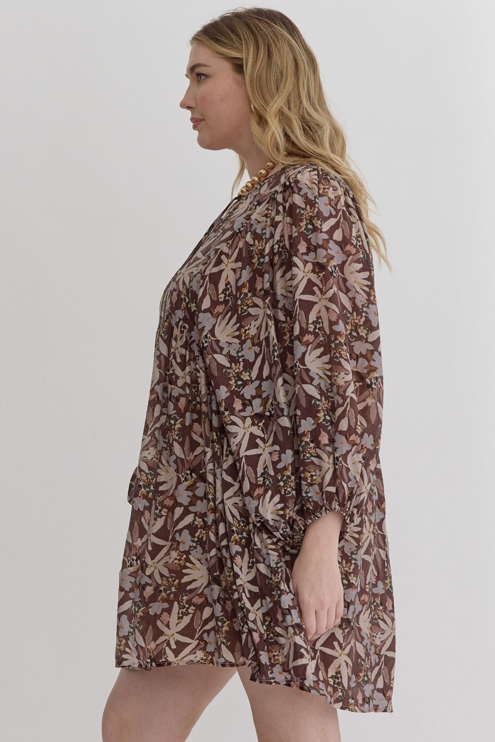 Printed Flowy Mini Dress Kirby's Kloset Printed Flowy Mini Dress Kirby's Kloset