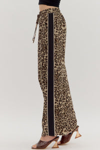 Leopard Wide Leg Pants