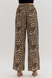 Leopard Wide Leg Pants