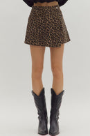 Leopard Skort