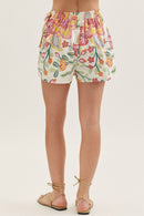 Botanical Wrap Skort