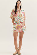 Botanical Wrap Skort