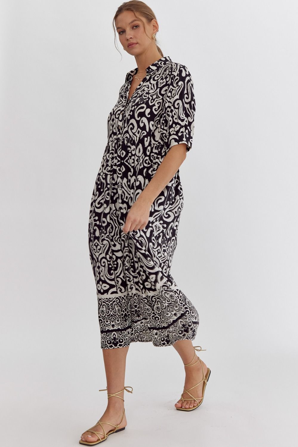 Paisley Midi Dress