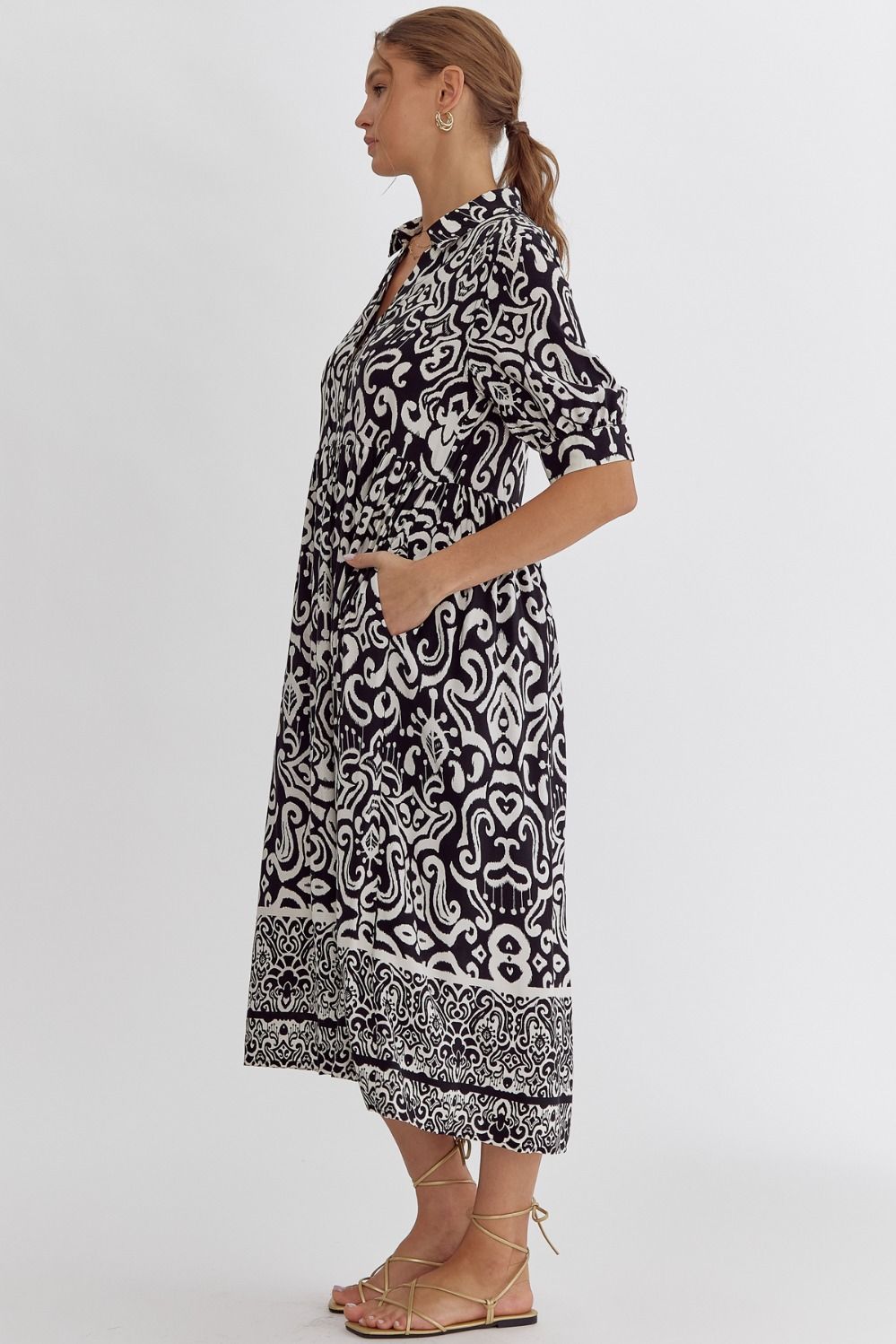 Paisley Midi Dress