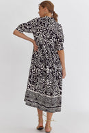 Paisley Midi Dress