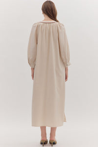 Embroidered Maxi Dress