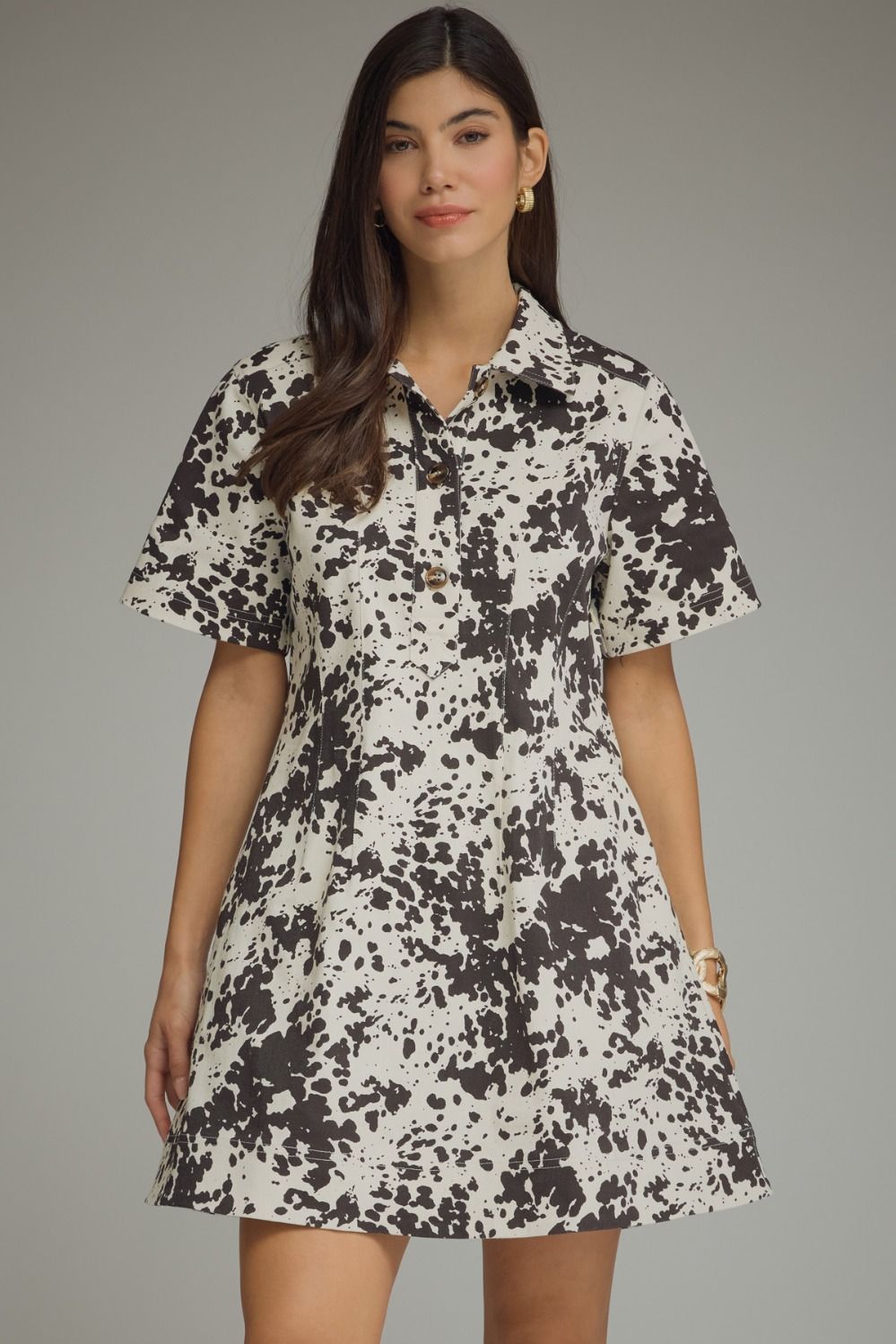 Cow Print Mini Dress