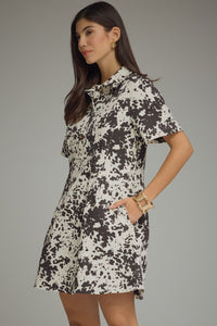 Cow Print Mini Dress