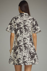 Cow Print Mini Dress