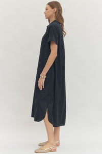 Navy Midi Dress