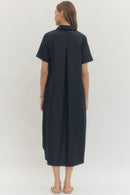 Navy Midi Dress