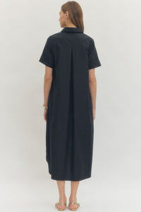 Navy Midi Dress