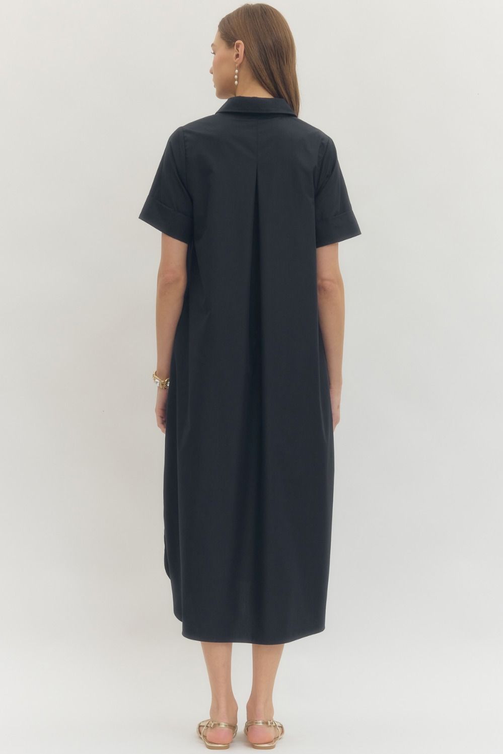 Navy Midi Dress