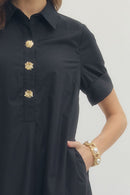Navy Midi Dress