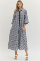Gingham Maxi Dress