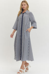 Gingham Maxi Dress