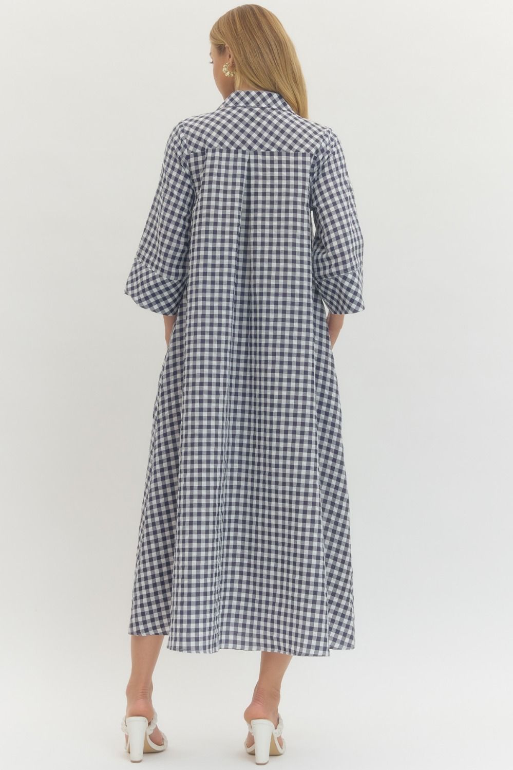 Gingham Maxi Dress