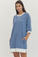 Striped Terry Dress