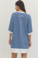 Striped Terry Dress