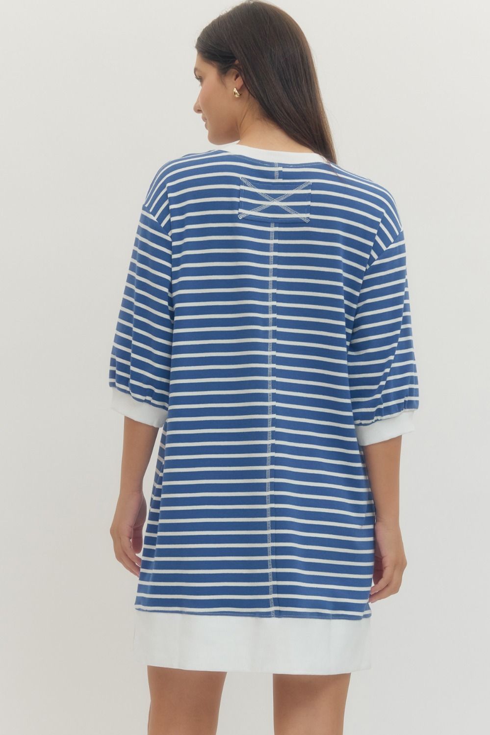 Striped Terry Dress