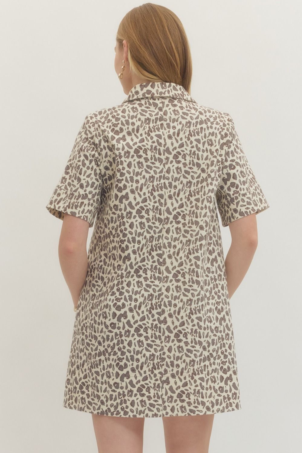 Leopard Shirt Dress