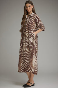 Zebra Midi Dress
