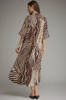 Zebra Midi Dress