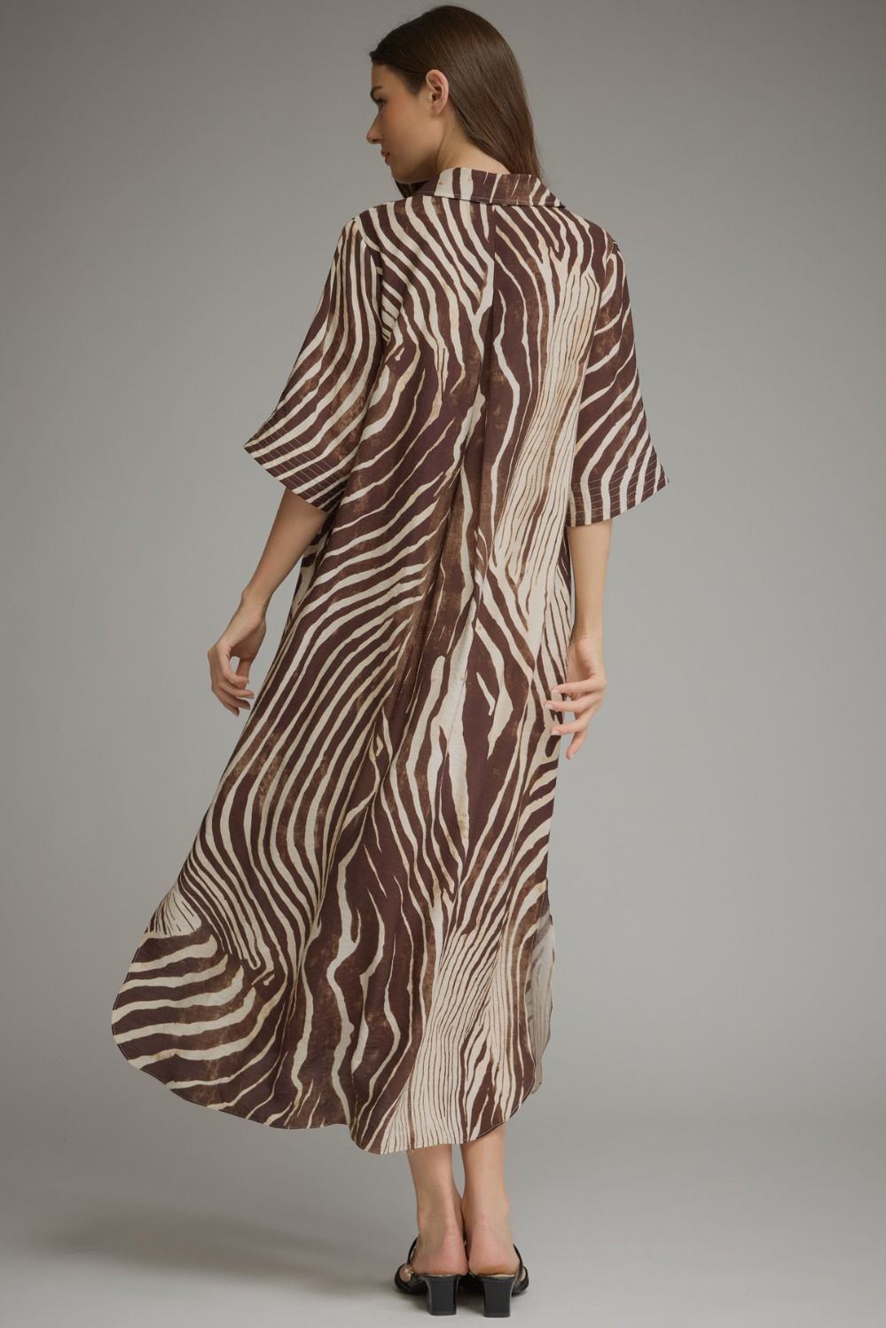 Zebra Midi Dress