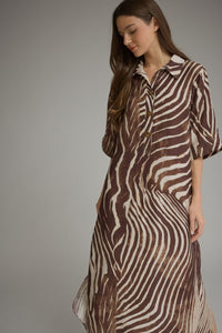 Zebra Midi Dress