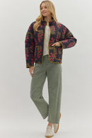 Botanical Quilted Jacket