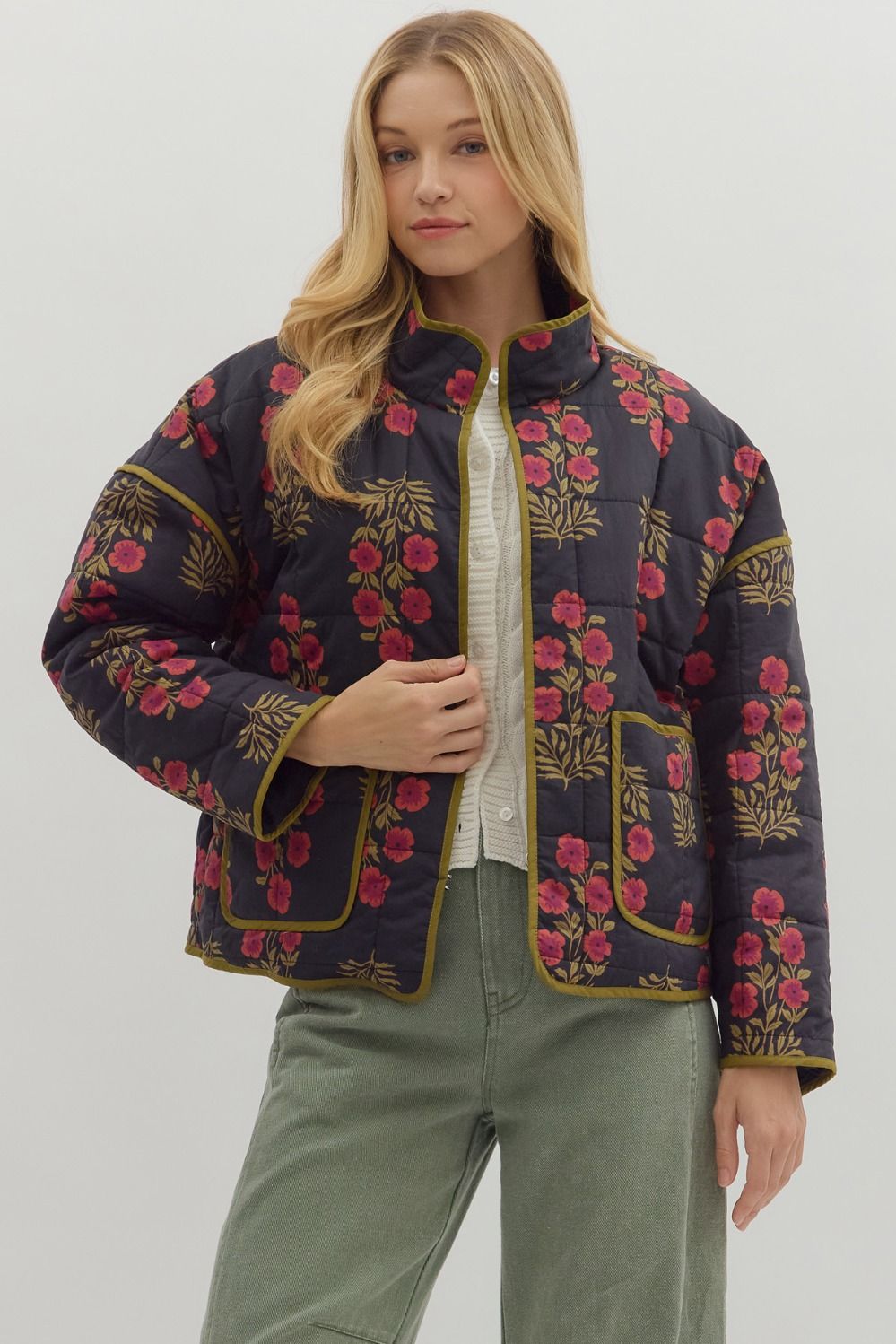 Botanical Quilted Jacket