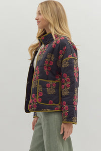 Botanical Quilted Jacket