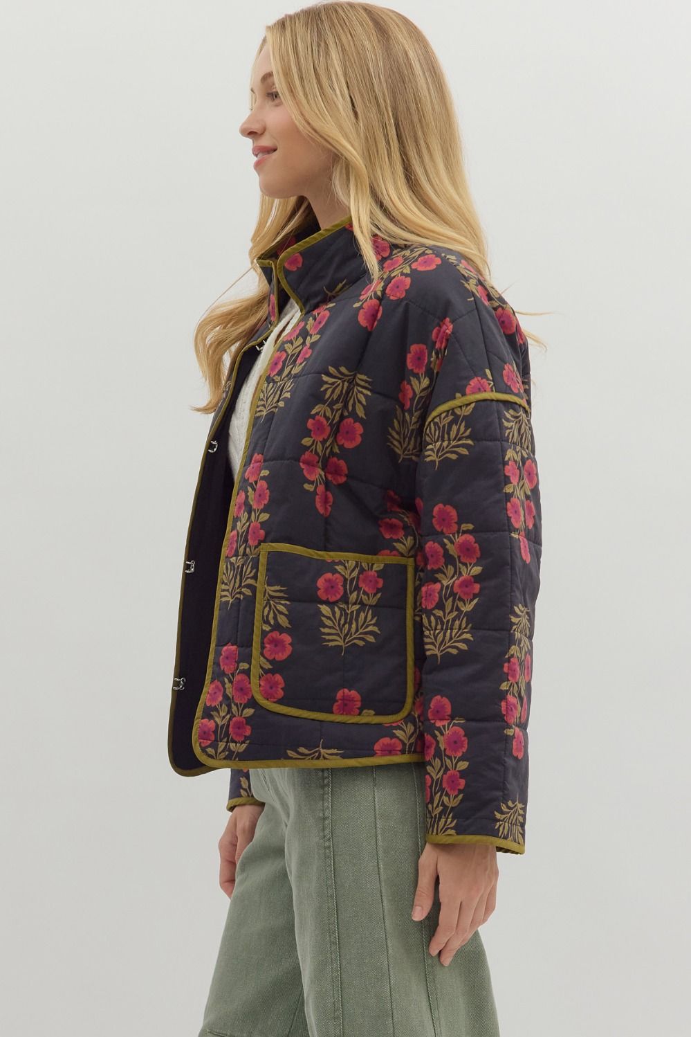 Botanical Quilted Jacket