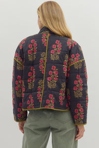 Botanical Quilted Jacket