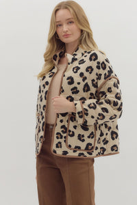 Leopard Quilted Jacket
