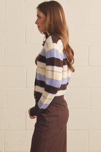 Striped Knit Sweater
